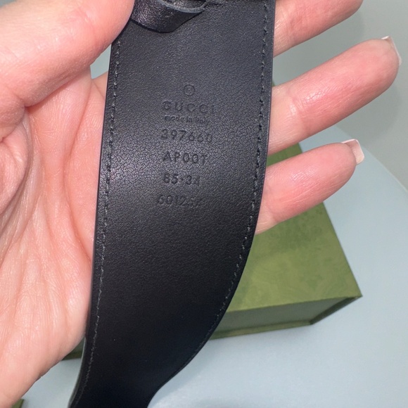 Gucci Black Marmont Size 85 - Picture 5 of 5